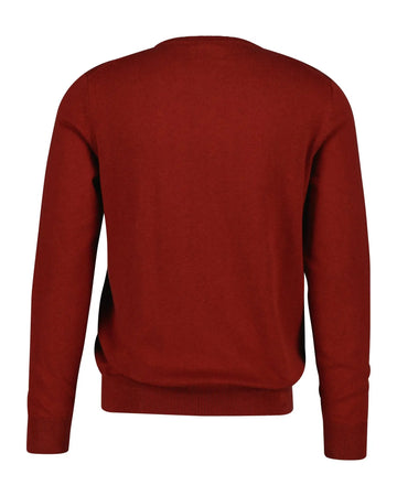 Πουλόβερ Βαμβακερό Με Λαιμόκοψη GANT